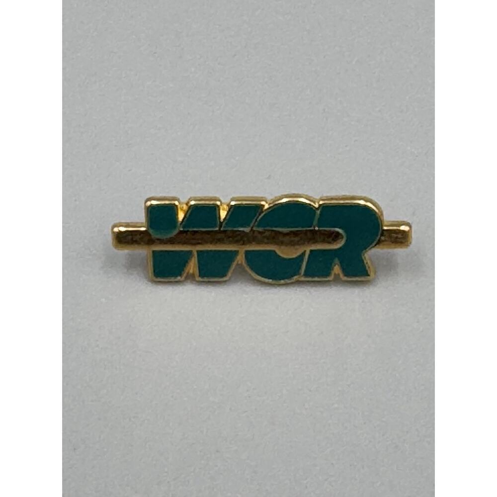 WCR Letter Logo Green & Gold Colored Lapel‎ Pin